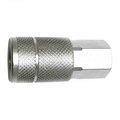 Interstate Pneumatics 3/8 Inch Automotive Steel Coupler x 3/8 Inch Female NPT, PK 50 CA660-50K